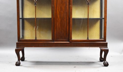 EDWARDIAN MAHOGANY DISPLAY CABINET - ADDITIONAL PHOTO 3