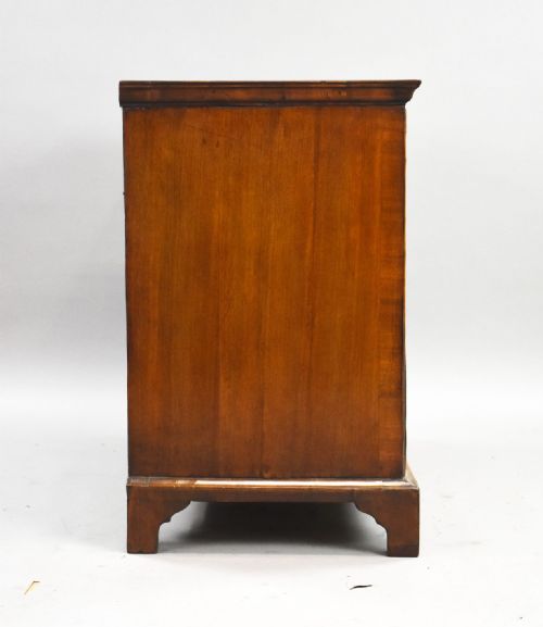GEORGE III BURR WALNUT CHEST OF DRAWERS - ADDITIONAL PHOTO 1