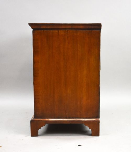 GEORGE III BURR WALNUT CHEST OF DRAWERS - ADDITIONAL PHOTO 2