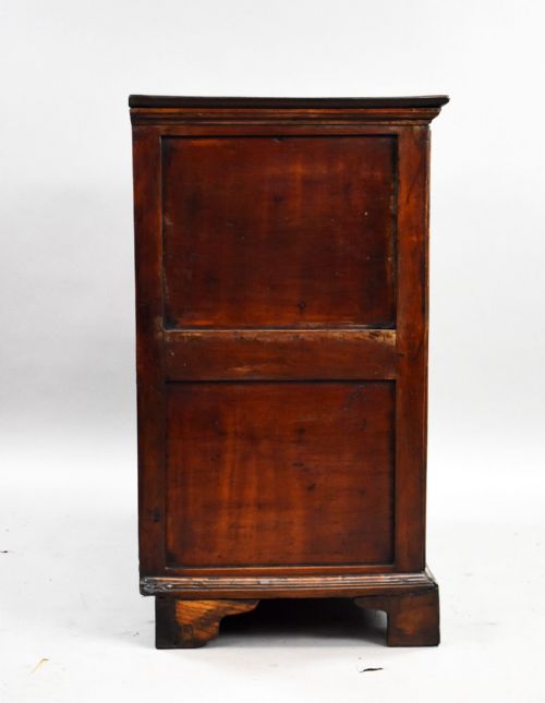 GEORGE III BURR WALNUT CHEST OF DRAWERS - ADDITIONAL PHOTO 2