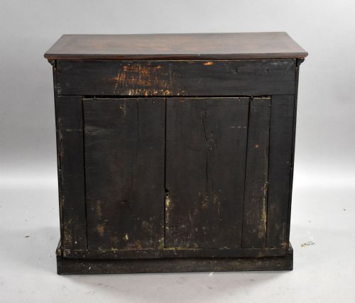 GEORGE III BURR WALNUT CHEST OF DRAWERS - ADDITIONAL PHOTO 4
