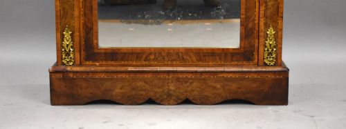 VICTORIAN BURR WALNUT PIER CABINET - ADDITIONAL PHOTO 5