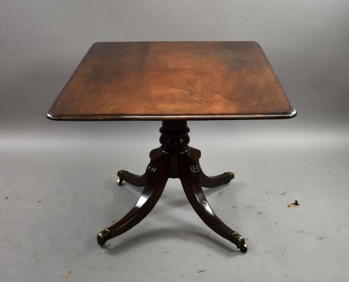REGENCY MAHOGANY BREAKFAST TABLE - ADDITIONAL PHOTO 1