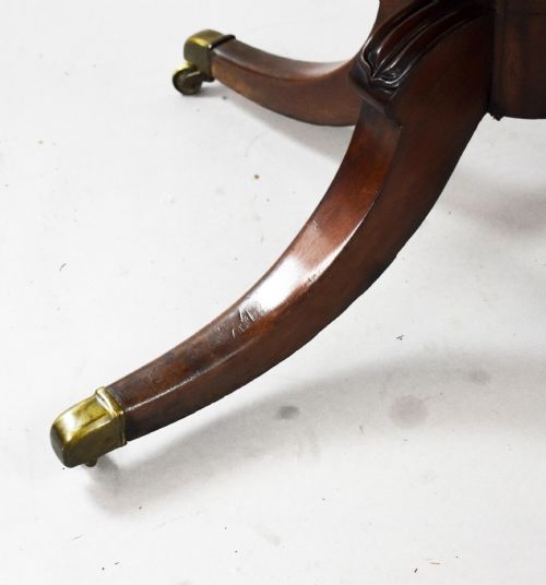 REGENCY MAHOGANY BREAKFAST TABLE - ADDITIONAL PHOTO 3