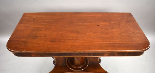 PAIR OF WILLIAM IV MAHOGANY CONSOLE TABLES - ADDITIONAL PHOTO 4