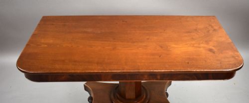 PAIR OF WILLIAM IV MAHOGANY CONSOLE TABLES - ADDITIONAL PHOTO 5