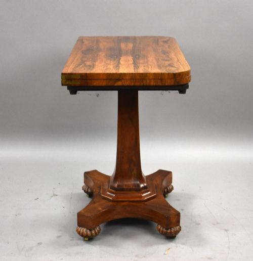 WILLIAM IV ROSEWOOD CARD TABLE - ADDITIONAL PHOTO 5
