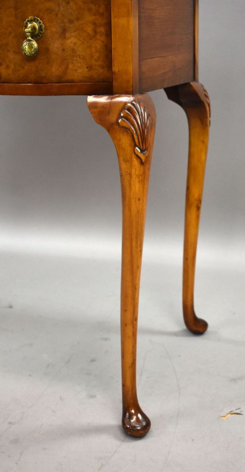 ANTIQUE QUEEN ANNE STYLE WALNUT WRITING TABLE - ADDITIONAL PHOTO 7