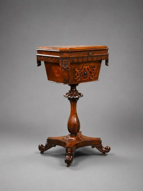 William IV Rosewood Tea Poy