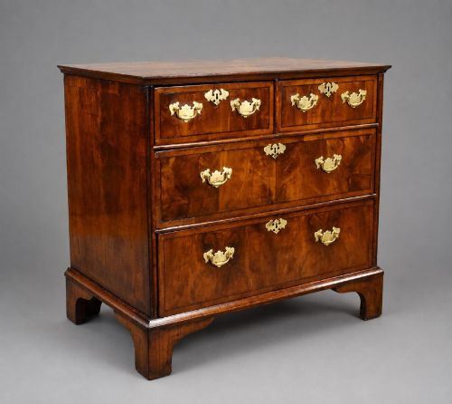Antique Georgian Burr Walnut Chest of Drawers