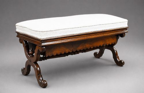 William IV Mahogany Stool