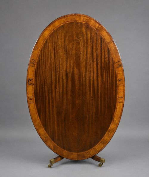 Antique Regency Style Mahogany Dining Table
