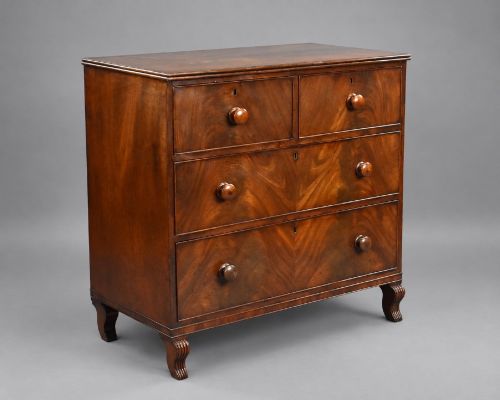 Regency Flame Mahogany Chest of Drawers