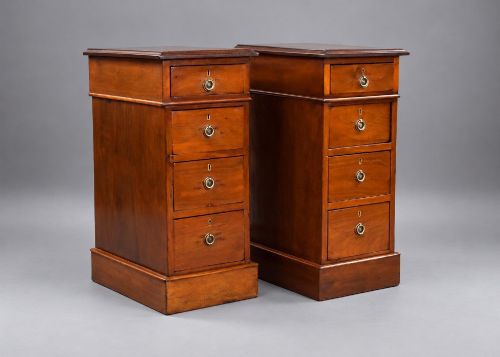 Pair of Victorian Mahogany Bedside Chests