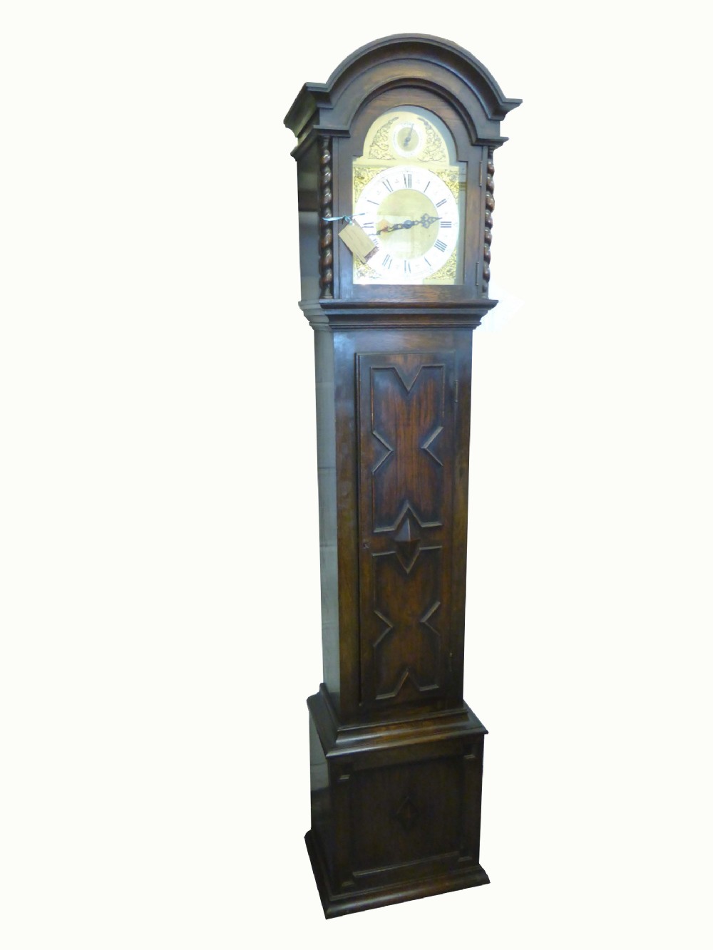 Edwardian Jacobean Style Grandfather Clock