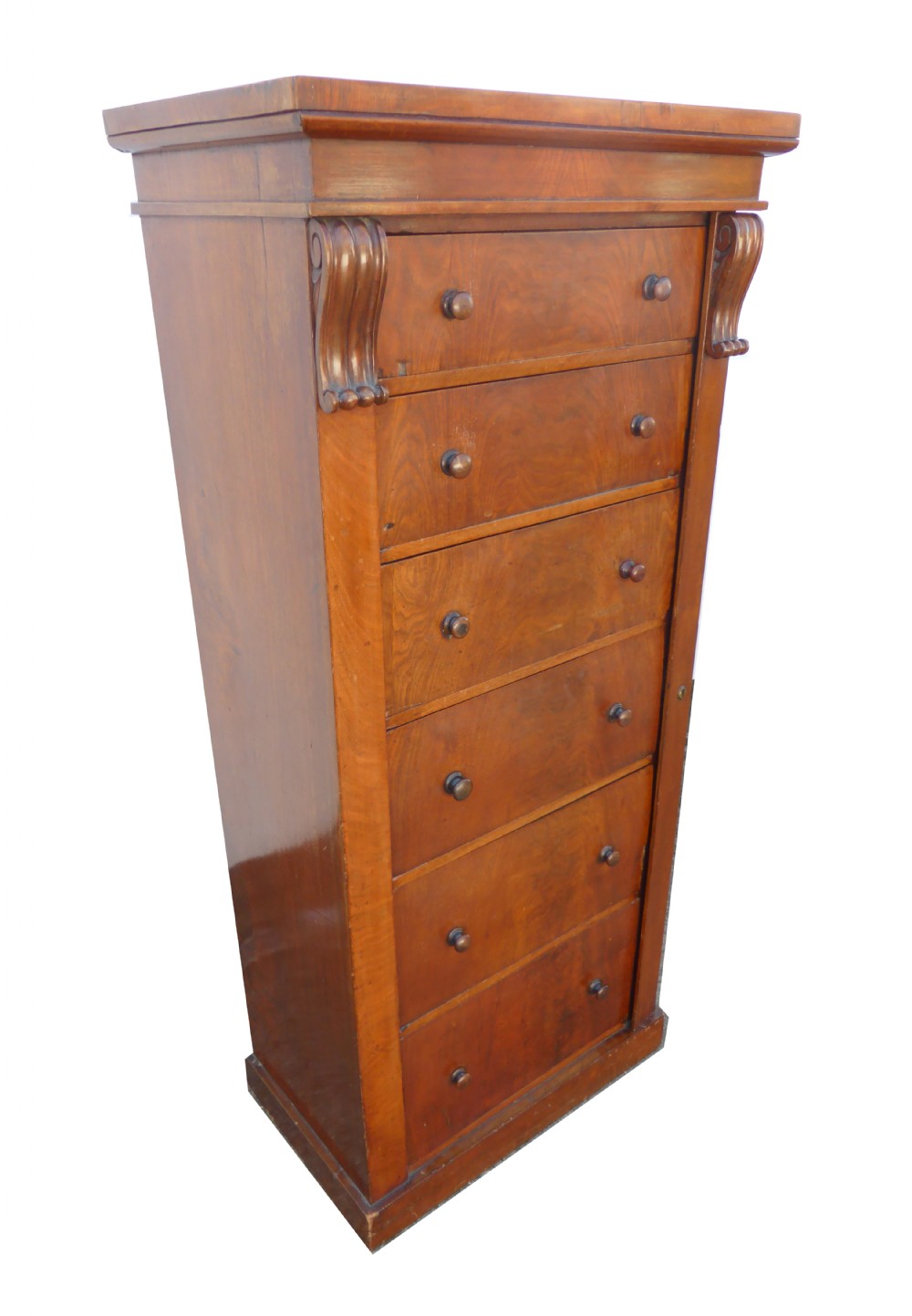 Victorian Walnut Wellington Chest