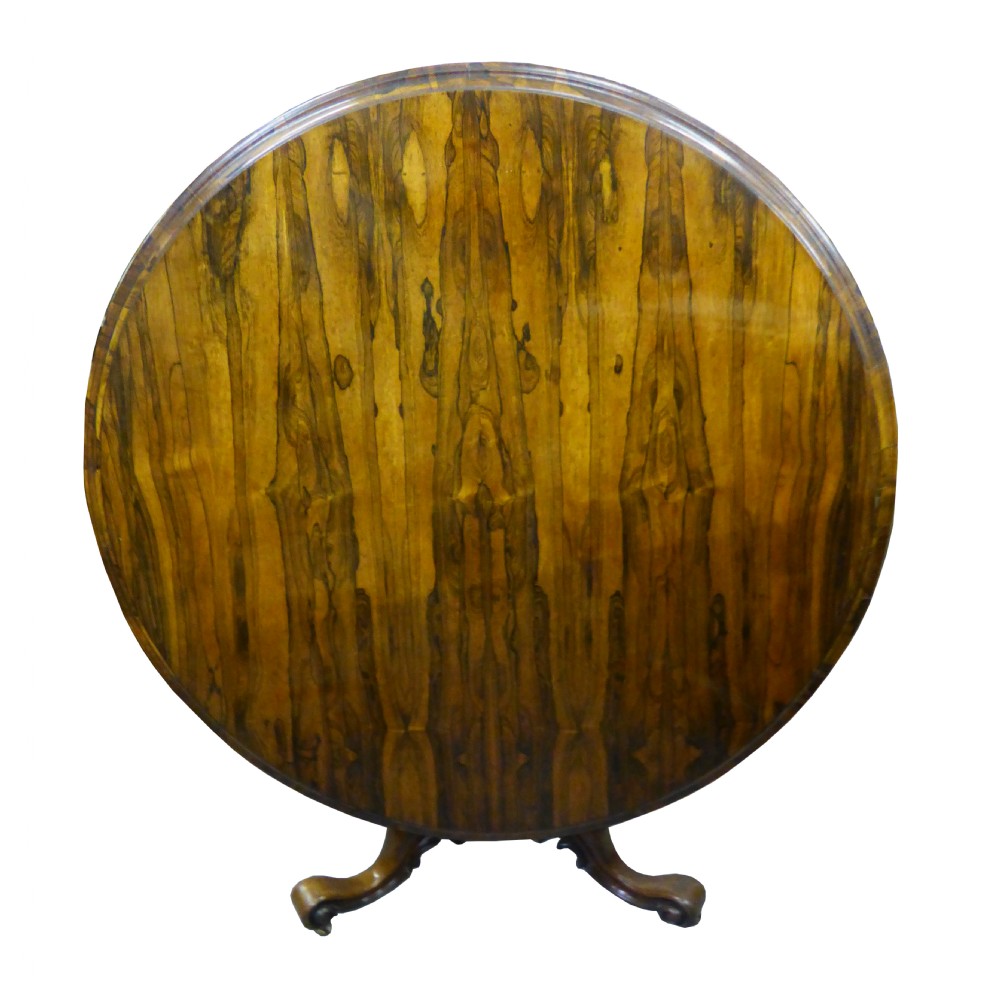 Early Victorian Round Rosewood Dining Table