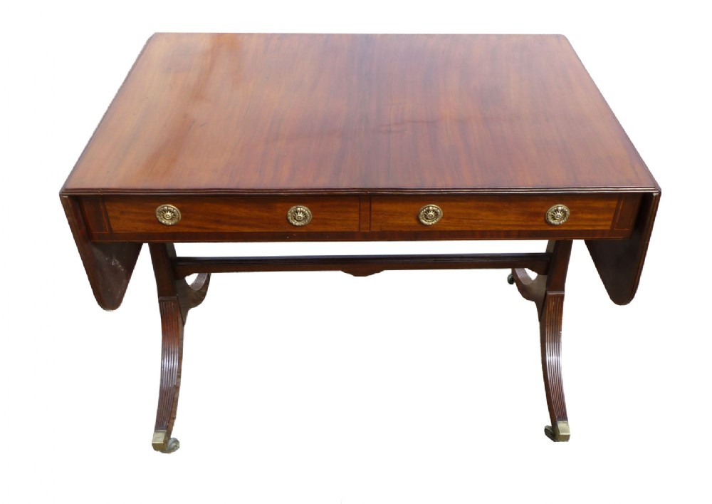 Regency Mahogany Sofa Table