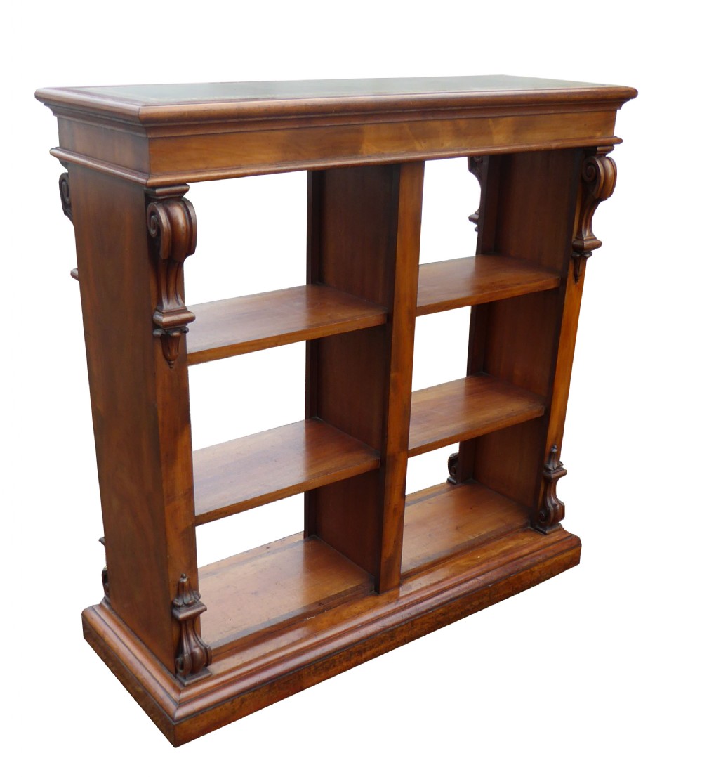 Unusual Victorian Mahogany Partners Bookcase