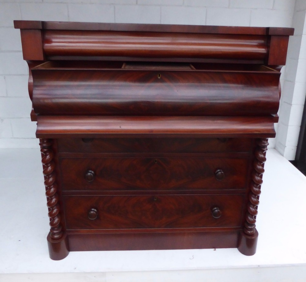 Victorian Mahogany Scottish Chest