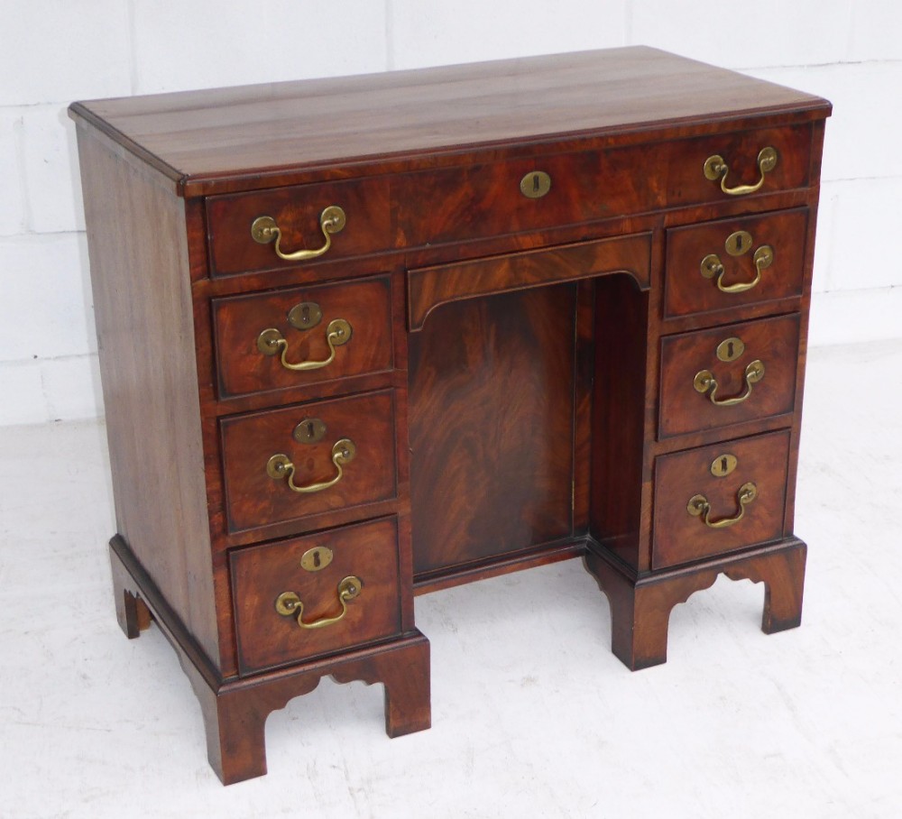 George III Mahogany Kneehole Desk