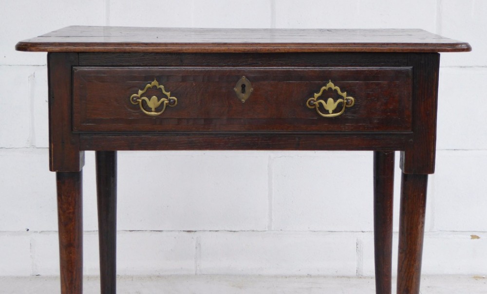 George III Oak Lowboy