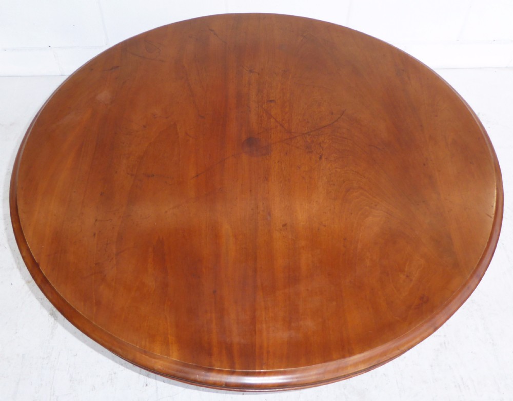 Victorian Circular Mahogany Coffee Table View II