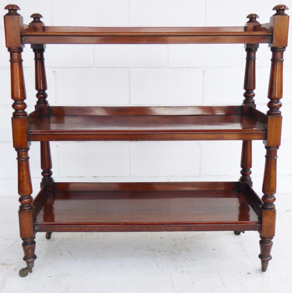 Victorian Mahogany Dumbwaiter View II