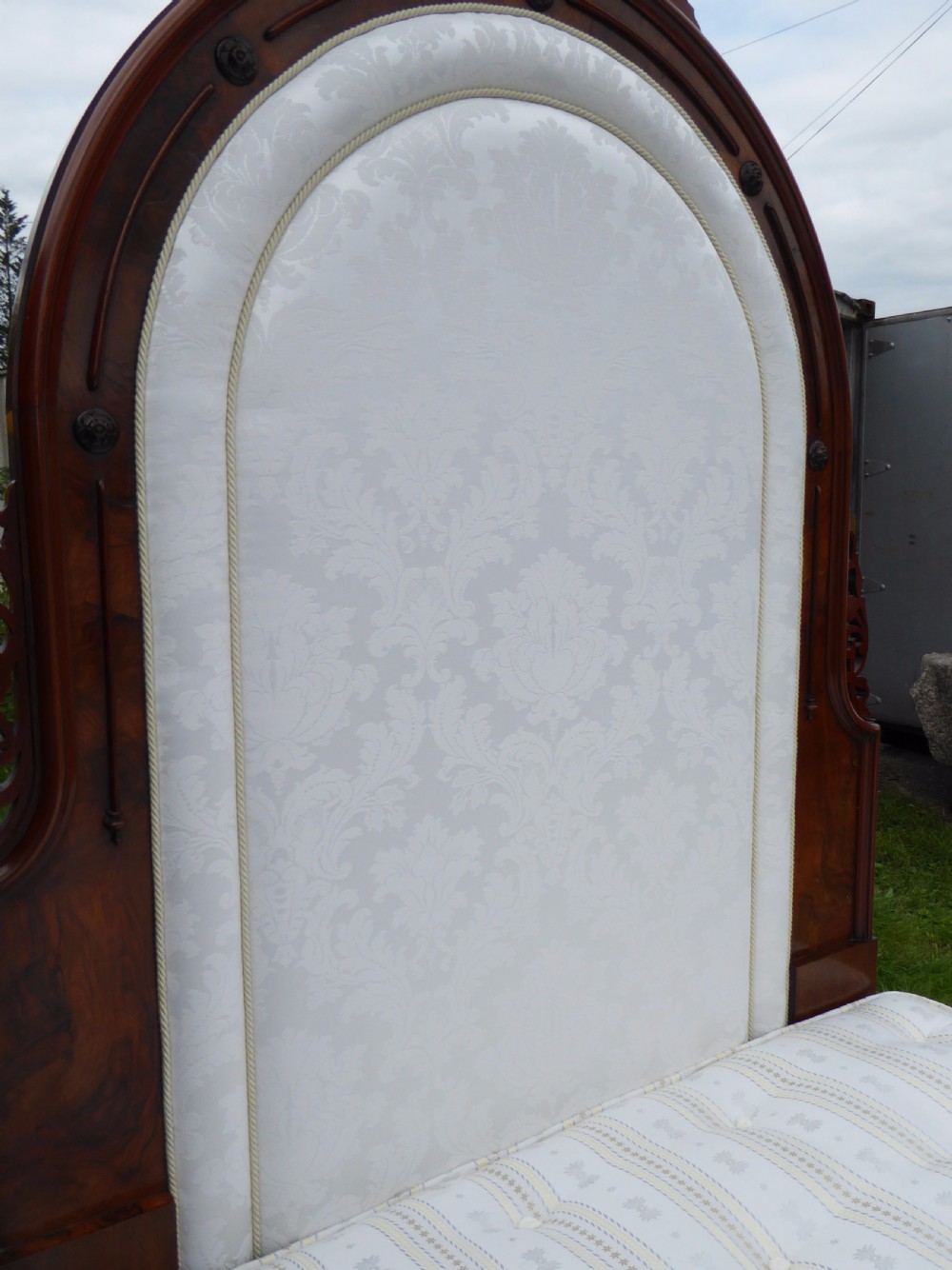 Victorian Burr Walnut Double Bed View V