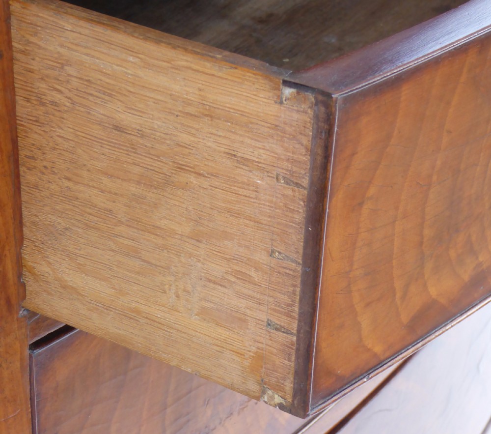 Regency Mahogany Bow Front Chest of Drawers View VII