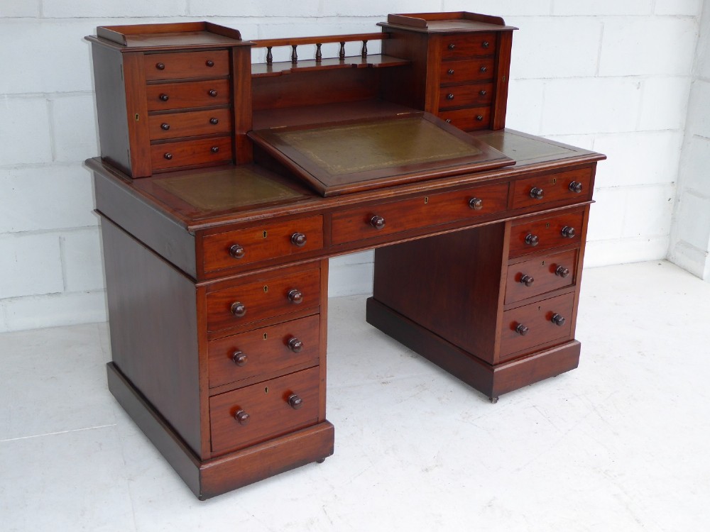 Victorian Mahogany Dickens Desk