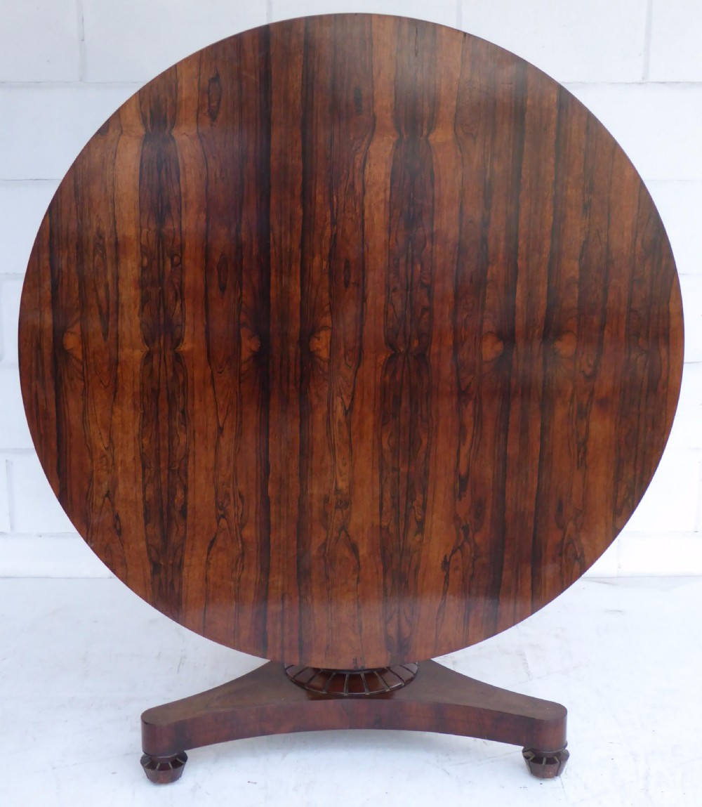 Victorian Rosewood Circular Breakfast Table