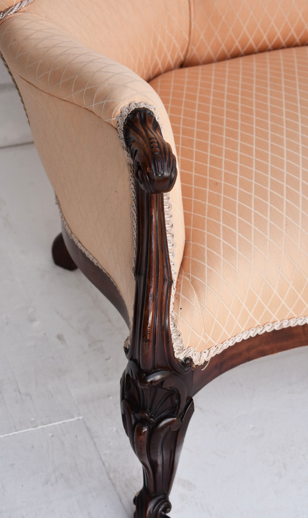 Victorian Double End Sofa View III