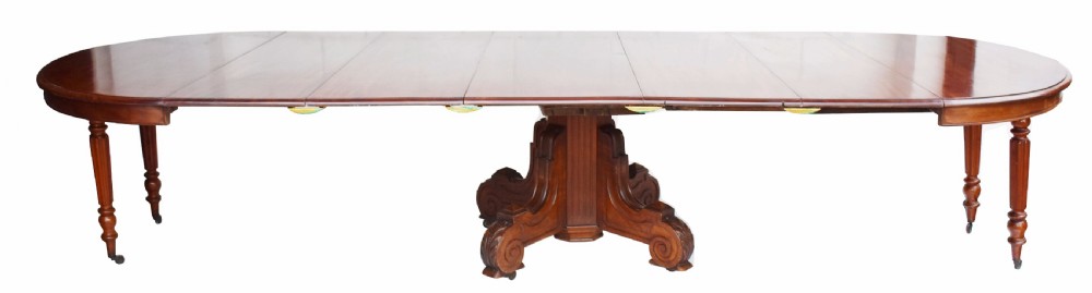 William IV Mahogany 16 Seat Dining Table