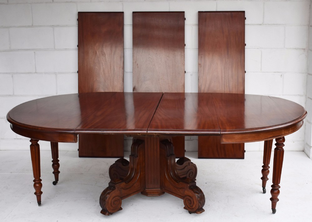 William IV Mahogany 16 Seat Dining Table View X