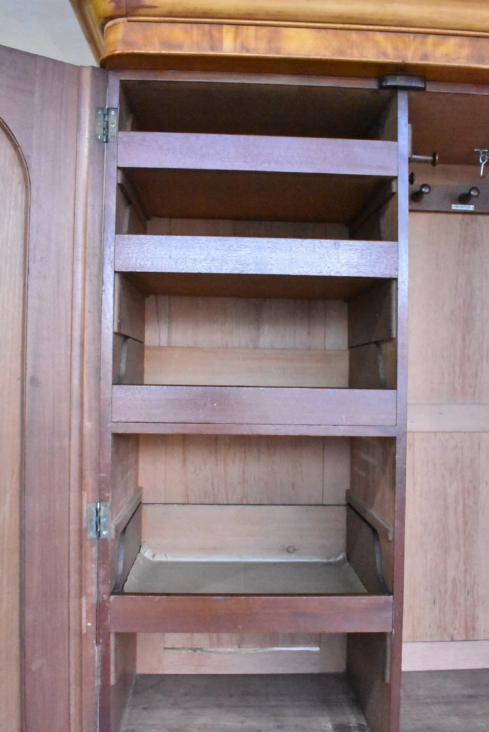 Victorian Satinwood Two Door Wardrobe View VII