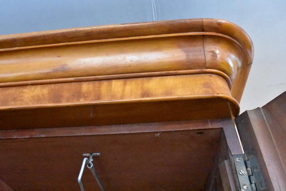 Victorian Satinwood Two Door Wardrobe View VIII