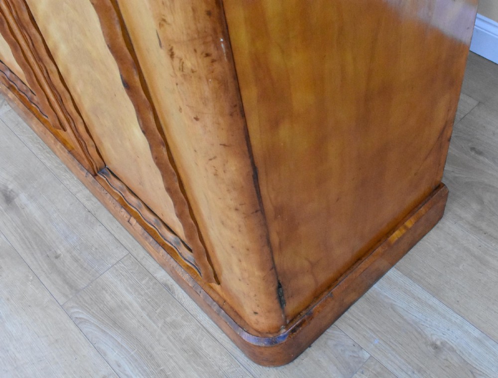 Victorian Satinwood Two Door Wardrobe View XIII