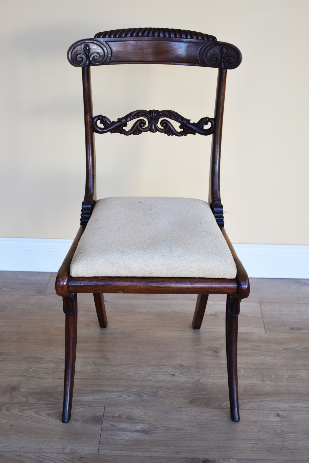 Set of 6 Regency Rosewood Dining Chairs View IV