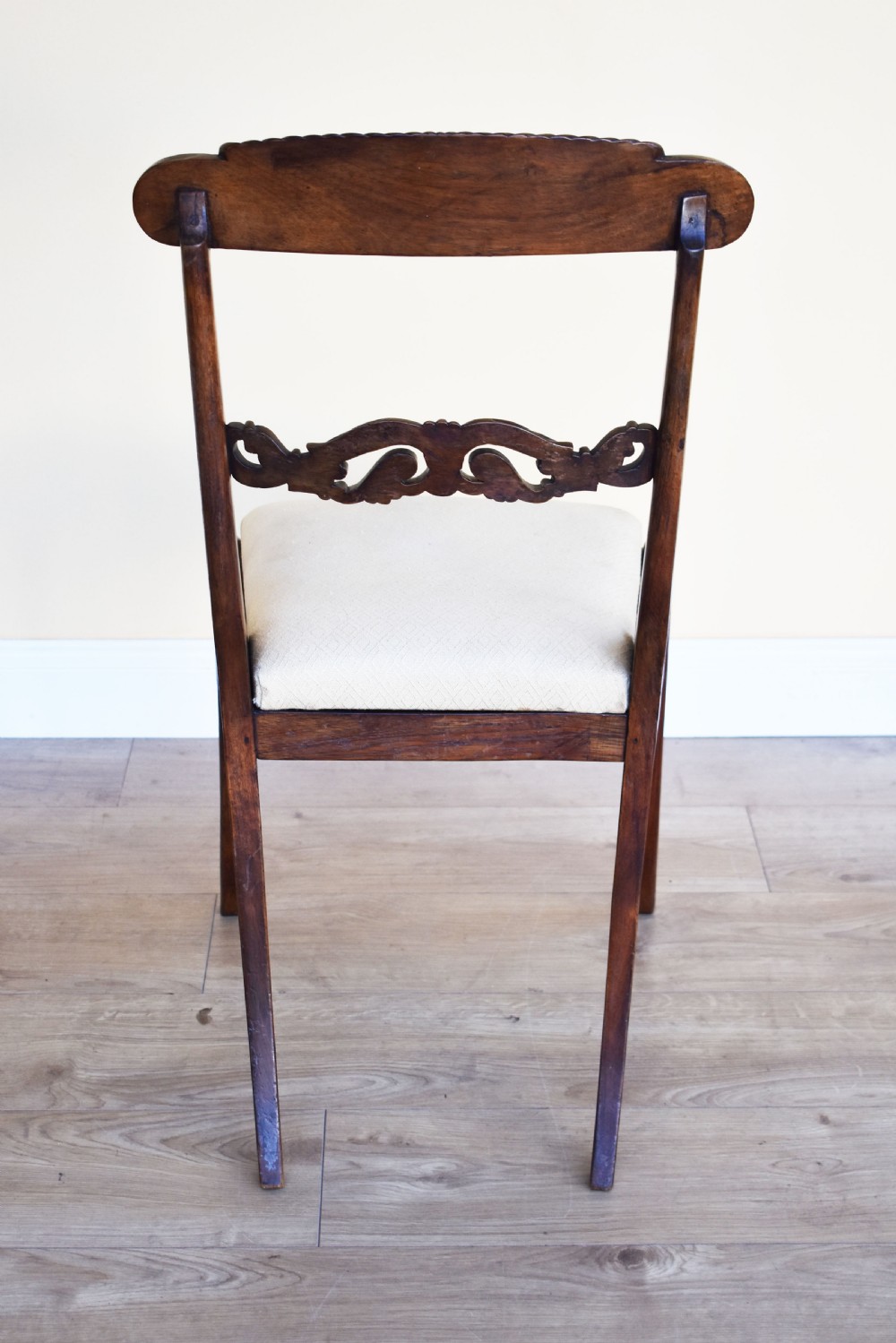 Set of 6 Regency Rosewood Dining Chairs View VII