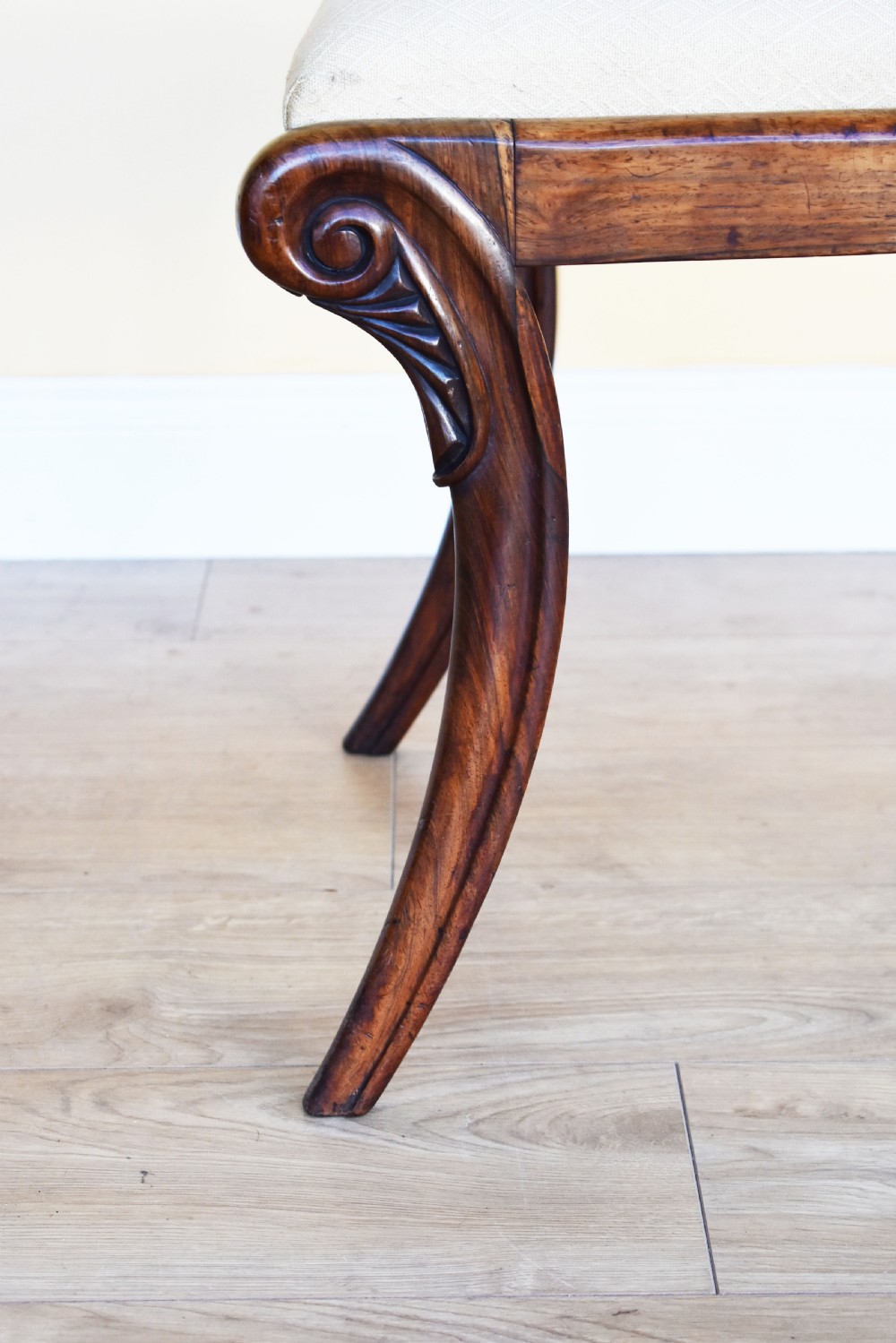 Set of 6 Regency Rosewood Dining Chairs View IX