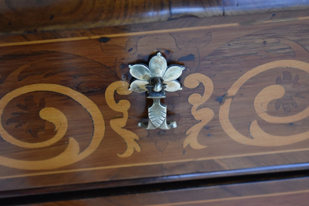 George III Walnut & Marquetry Chest of Drawers View III