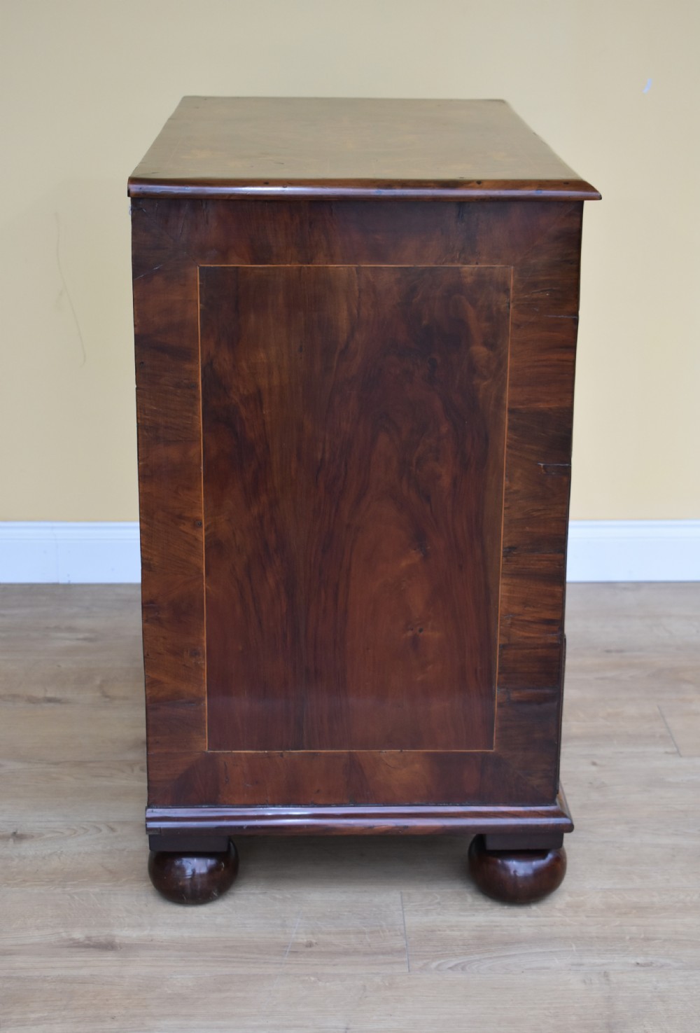 George III Walnut & Marquetry Chest of Drawers View IX