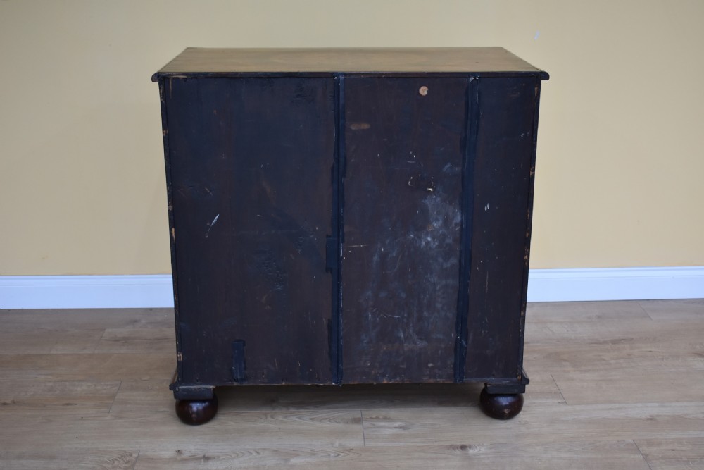 George III Walnut & Marquetry Chest of Drawers View XII