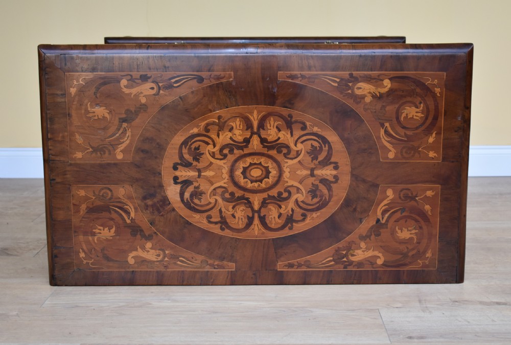 George III Walnut & Marquetry Chest of Drawers View XIV