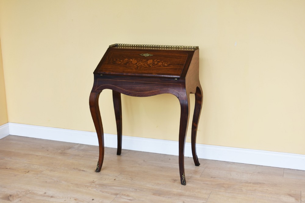 French Rosewood Bureau De Dame View III