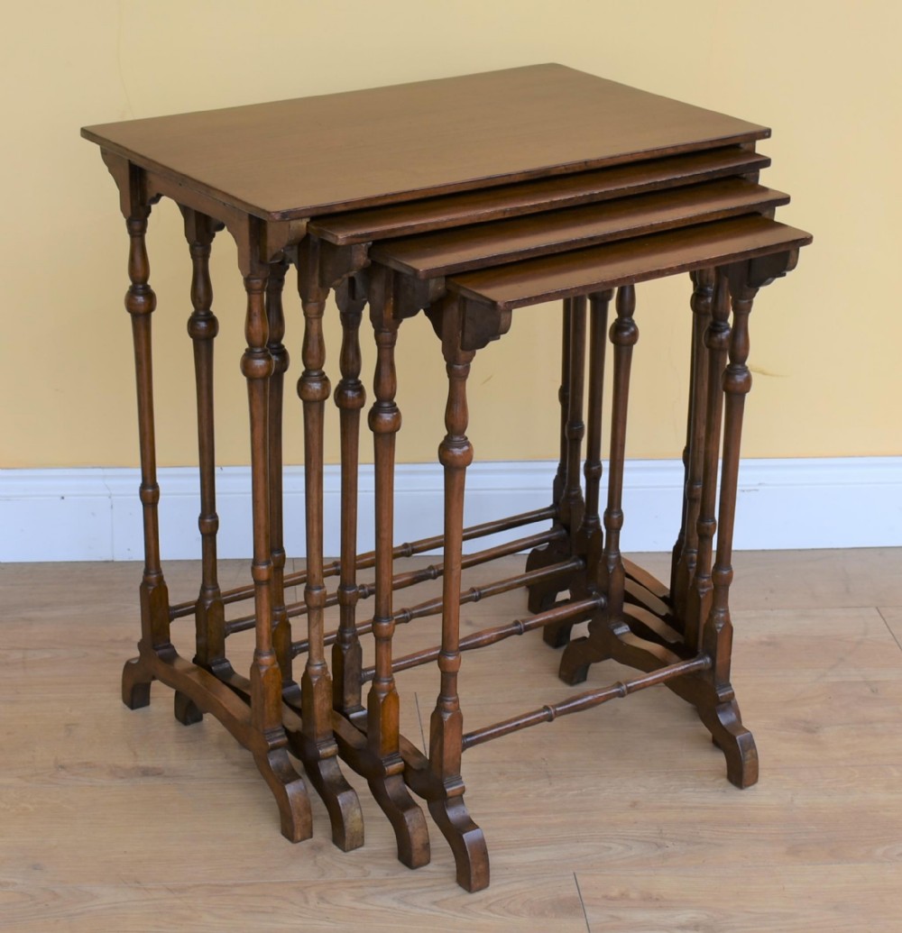 Edwardian Mahogany quartet Nest Tables
