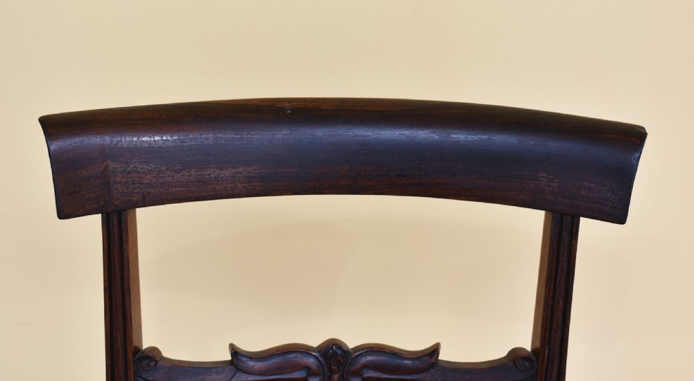 Set of 6 William IV Rosewood Dining Chairs View IV