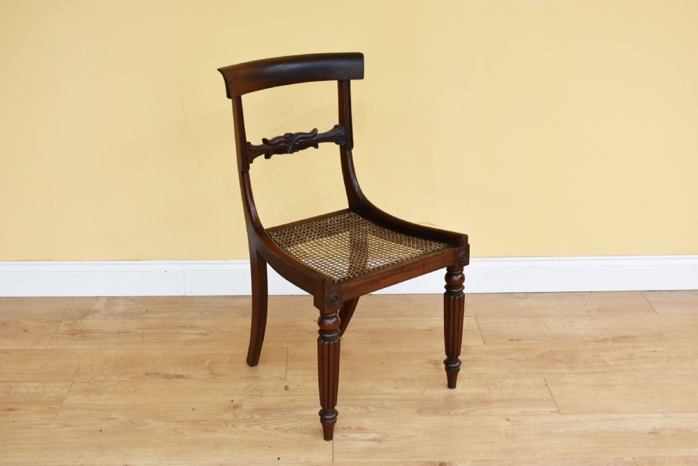 Set of 6 William IV Rosewood Dining Chairs View VI