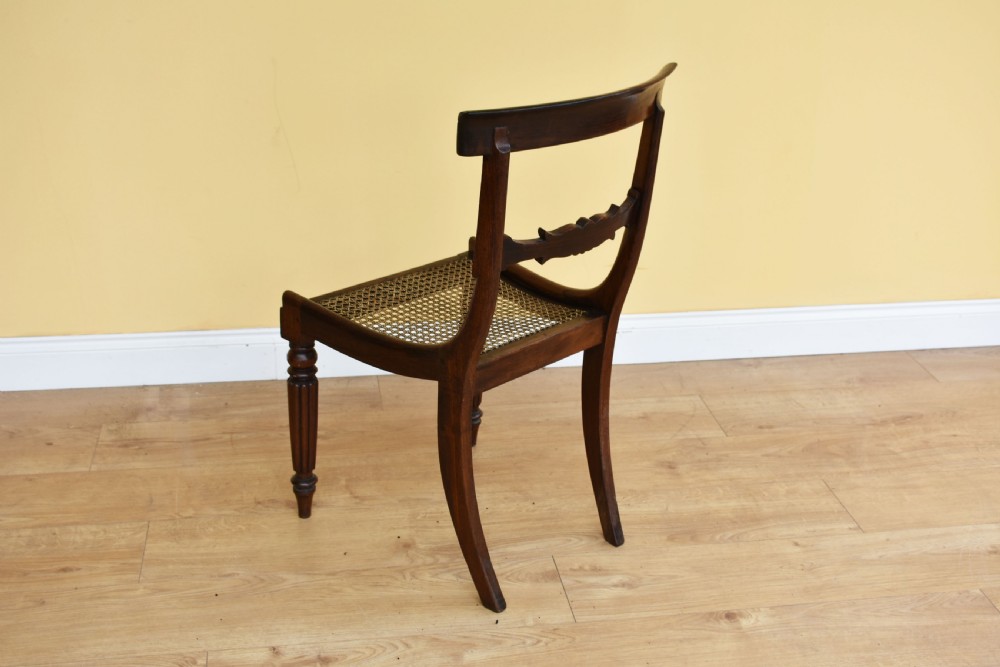 Set of 6 William IV Rosewood Dining Chairs View VIII